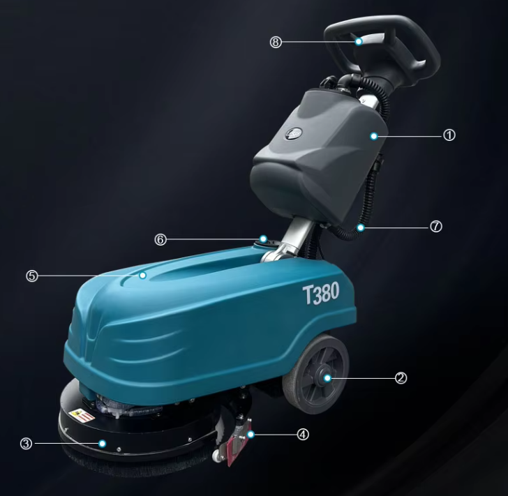 Lavasciuga pavimenti uomo a terra T380