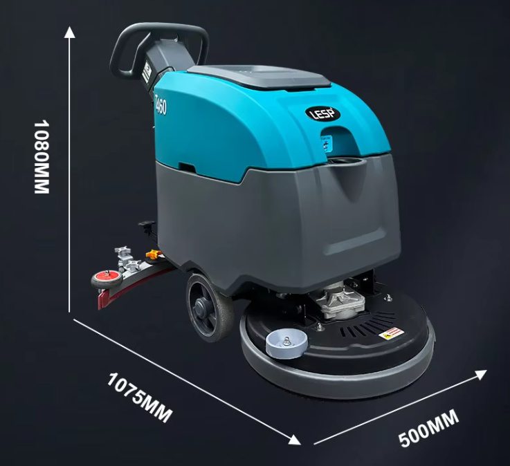 Fregadora de pisos con operador a pie T460