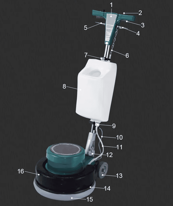 Máquina limpiadora de pisos LESP JH-004