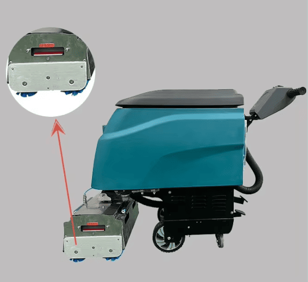 Machine à nettoyer les escaliers roulants