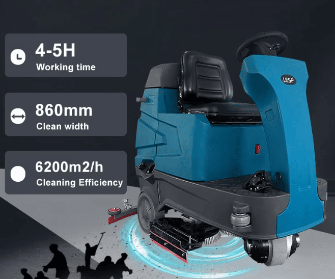 Lavasciuga pavimenti Lesp T860 Walk Behind