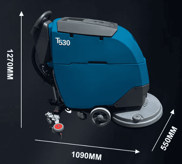 Fregadora de pisos con operador a pie Lesp T530