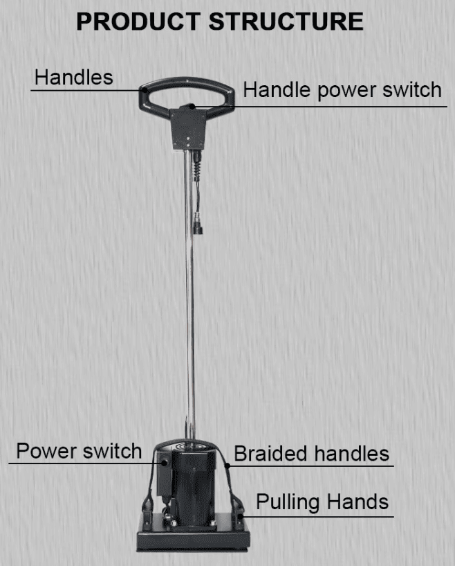 Pulidora con amortiguador LESP JH-G4 Equipo de limpieza para el hogar