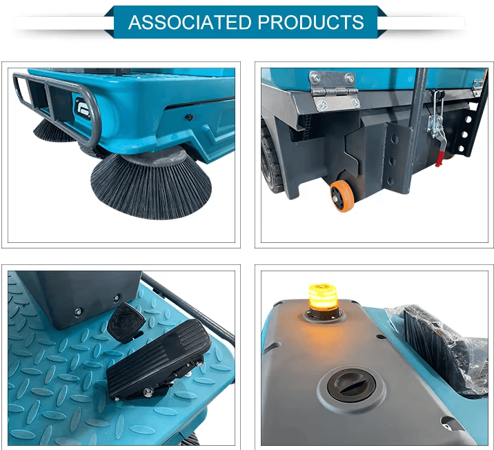 Barredora de piso con asiento Lesp SJ1400