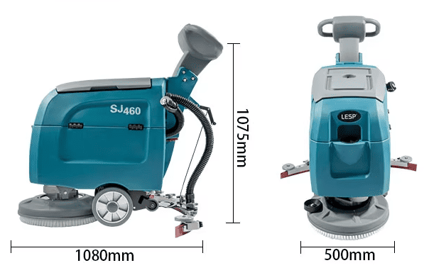 Fregadora de piso con operador a pie LESP SJ460