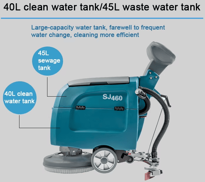 Fregadora de piso con operador a pie LESP SJ460