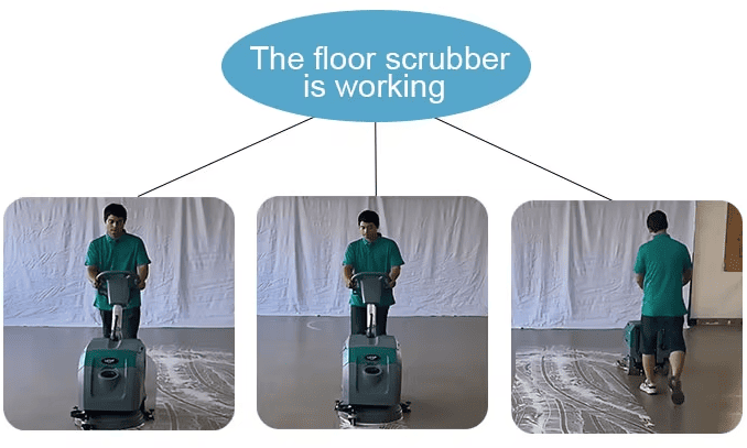 Fregadora de piso con operador a pie Lesp SJ400