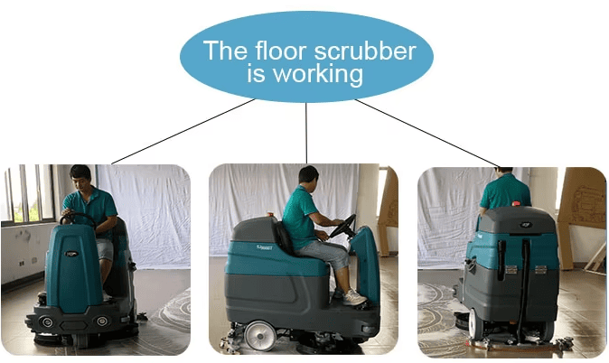 Fregadora de pisos con asiento LESP SJ860X